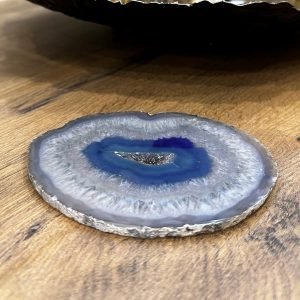 Agate Slice – Blue/ Grey