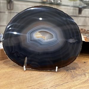 Agate Slice – Dark Grey