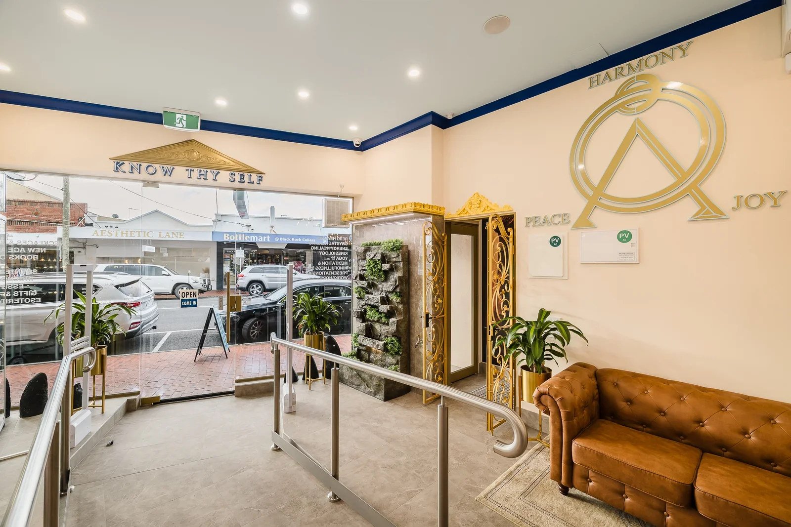 Atlantis Centre ground-floor entrance and reception seating