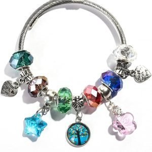Bracelet – Crystal Large Beaded – Assorted