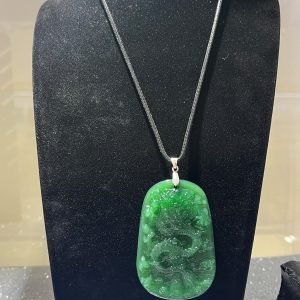 Chinese Dragon Green Pendant