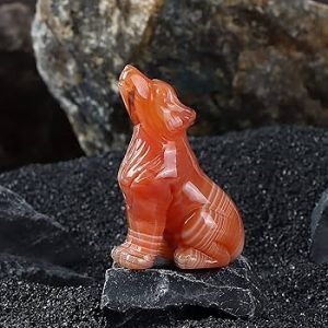 Crystal Dog – Carnelian