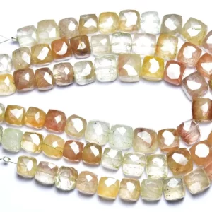 Cube Cut – S – Rutilated Quartz