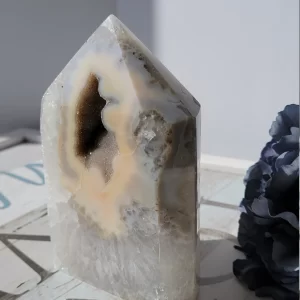Druzy Agate Tower
