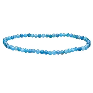 (Faceted) Apatite Beaded Bracelet
