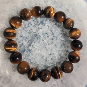 (Faceted) Carnelian Beaded Bracelet
