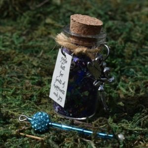 Fairy Gems in Glass Bottle