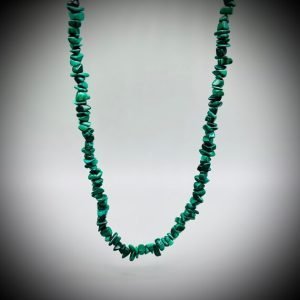 Necklace – Crystal Chip Malachite