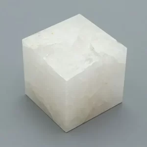 Pointed Cube – Clear Quartz