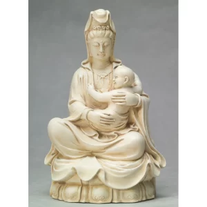 Quan Yin and Child – Statue