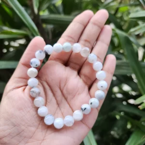 Rainbow Moonstone Beaded Bracelet