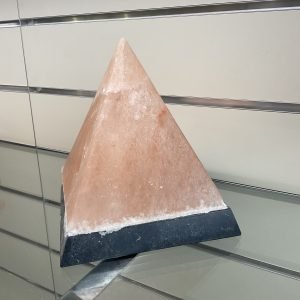 Salt Lamp – With Cord and Globe – Pyramid