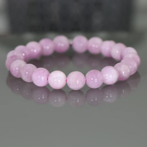 (Faceted) Kunzite Cubic Beaded Bracelet